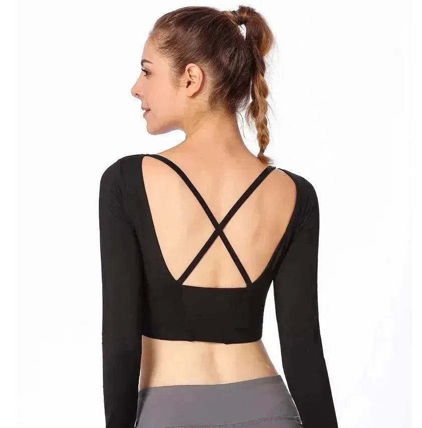 Cross back gym shirt - EX-STOCK Canada