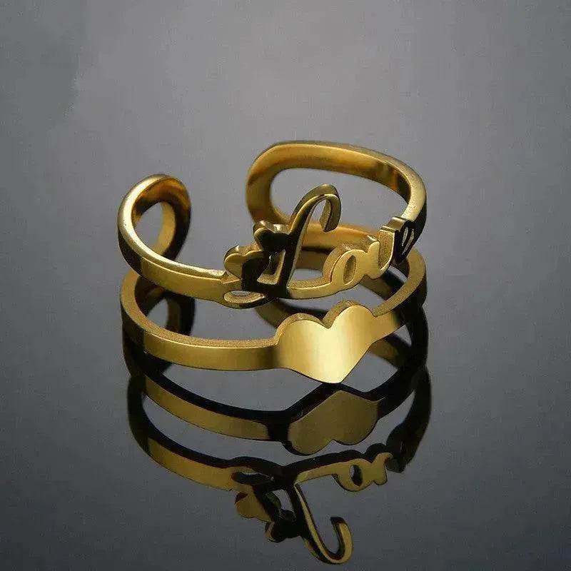 Custom Stainless Steel Ring Anniversary Jewelry - EX-STOCK Canada