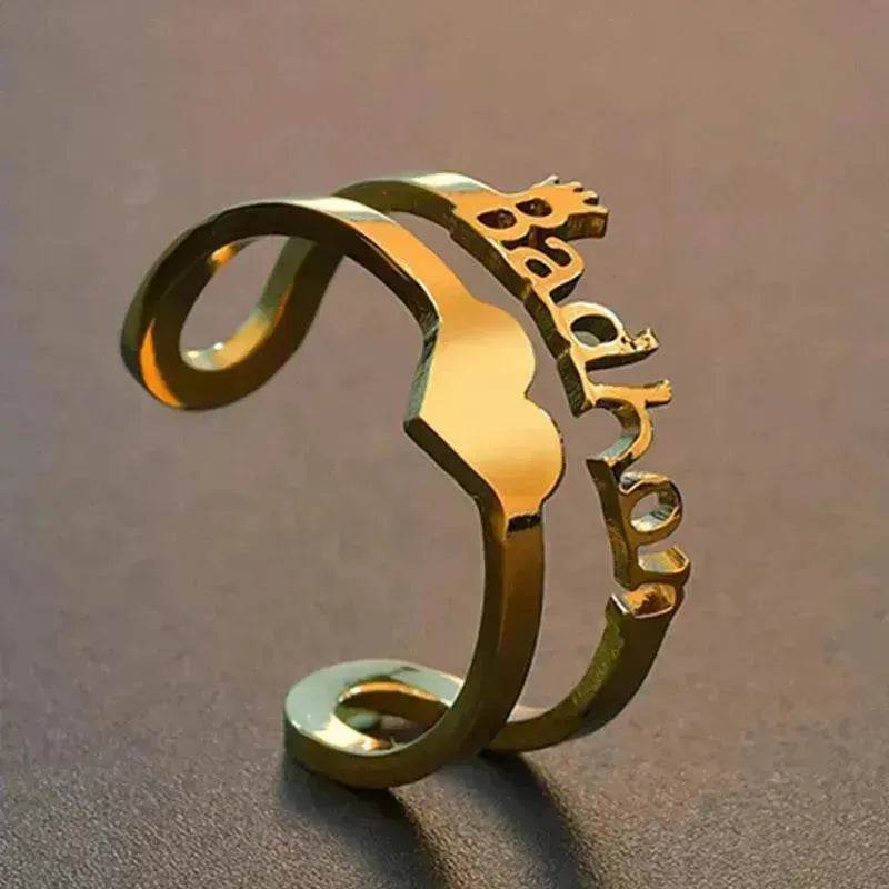 Custom Stainless Steel Ring Anniversary Jewelry - EX-STOCK Canada