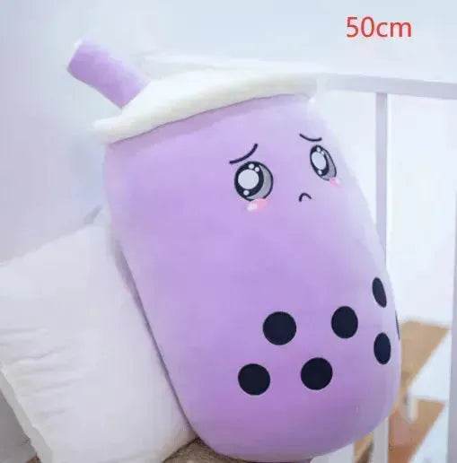 Cute Fruit Drink Plush Stuffed Soft Strawberry Milk Tea Plush Boba Tea Cup Toy Bubble Tea Pillow Cushion Kids Gift - EX-STOCK Canada