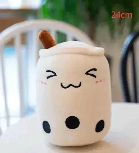 Cute Fruit Drink Plush Stuffed Soft Strawberry Milk Tea Plush Boba Tea Cup Toy Bubble Tea Pillow Cushion Kids Gift - EX-STOCK Canada