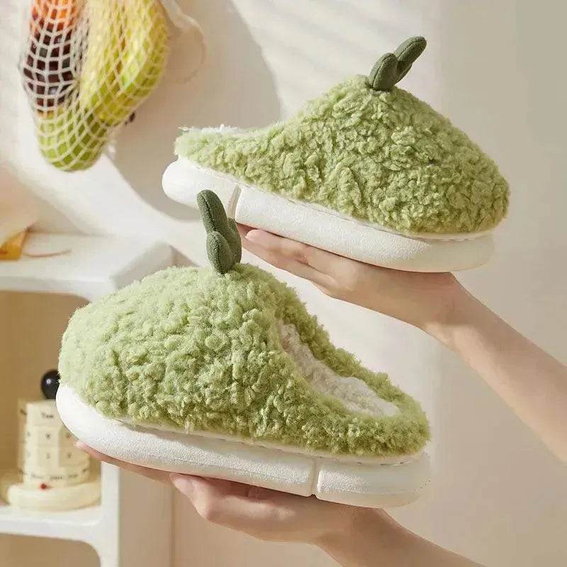 Cute Simple Cactus Girls' Slipper - EX-STOCK Canada