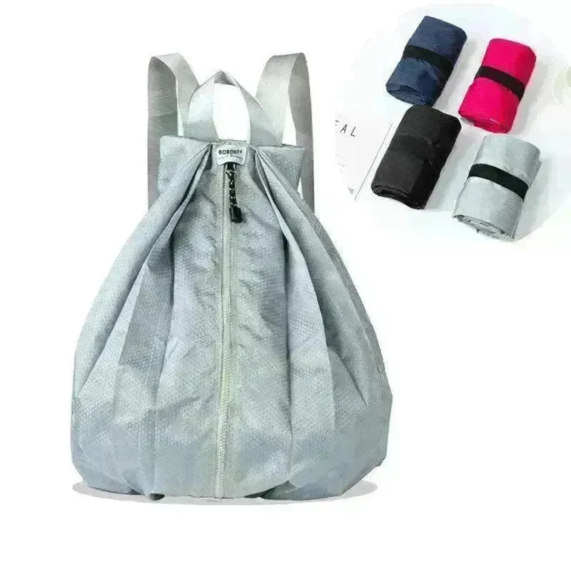 Women's Portable Foldable Backpack Ins Outdoor Waterproof Sports Workout Travel Bag Campus Schoolbag For Girls - EX-STOCK CANADA