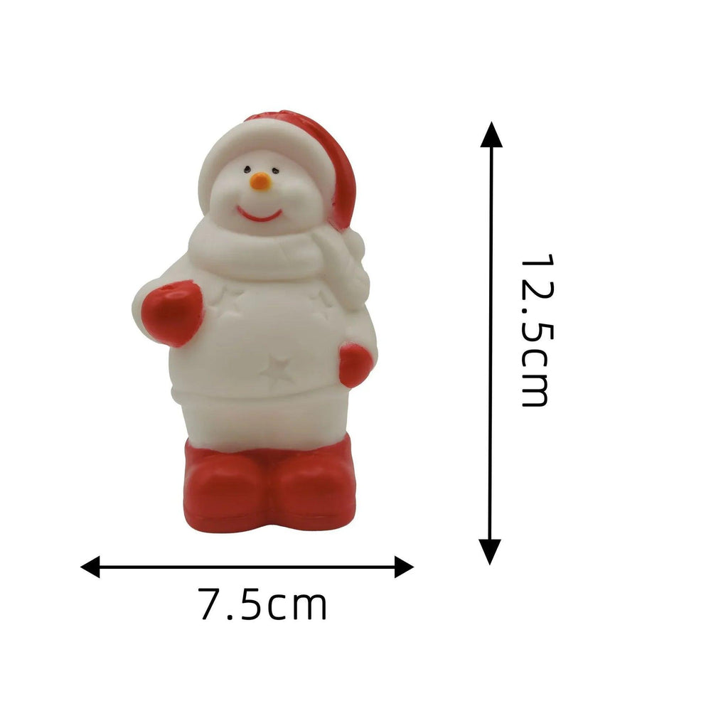 Niedliche kleine Nachtlampe Cartoon Weihnachtsmann Schneemann Ambiente LichtEX-STOCK Canada