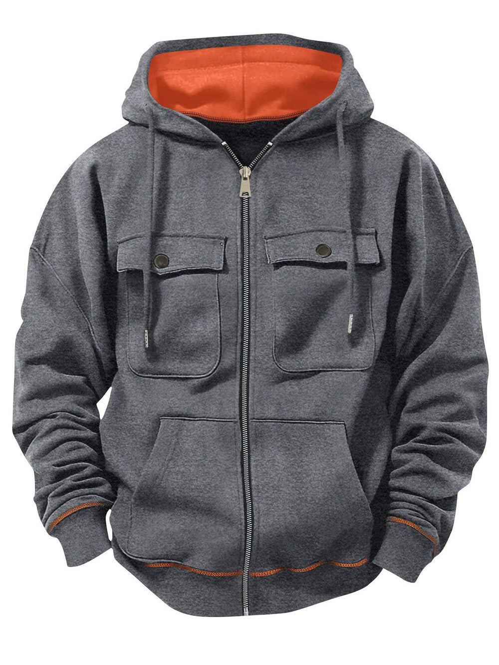 Suéter casual con cremallera para hombre de talla grandeEX-STOCK Canada