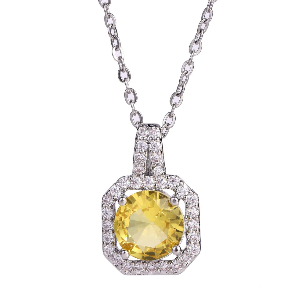 Collier Pendentif Bouteille de Parfum Femme Plein Diamant - EX-STOCK Canada