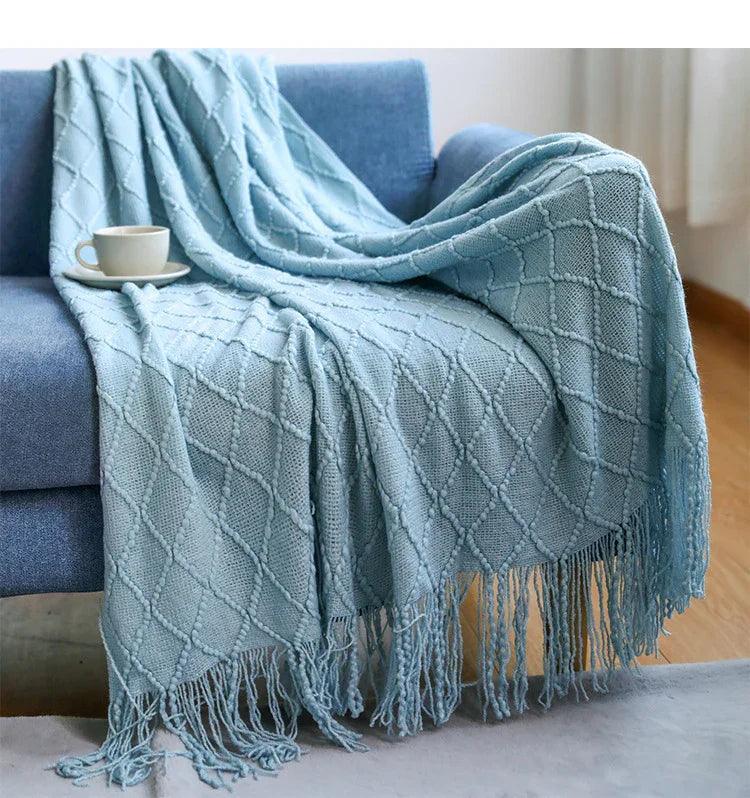 Sofa Blanket Cover Blanket Nordic Office Blanket EX-STOCK Canada