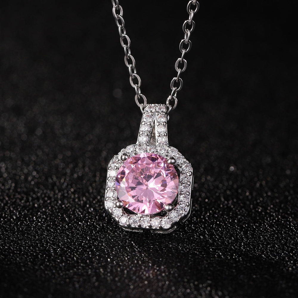 Collier Pendentif Bouteille de Parfum Femme Plein Diamant - EX-STOCK Canada