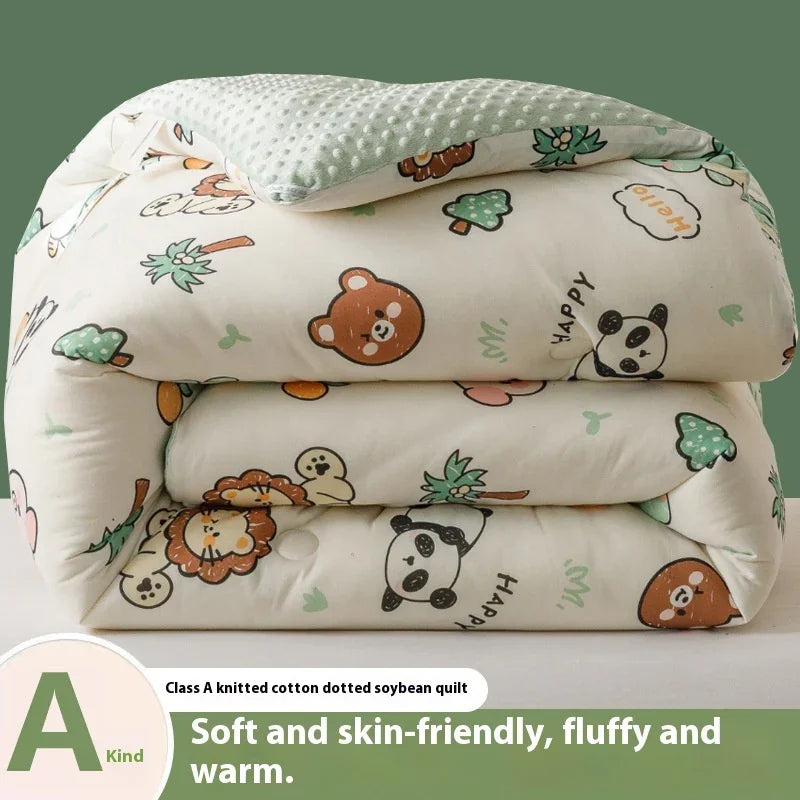 Beanie Velvet Quilt Soybean Fiber Duvet Insert Autumn And Winter EX-STOCK Canada