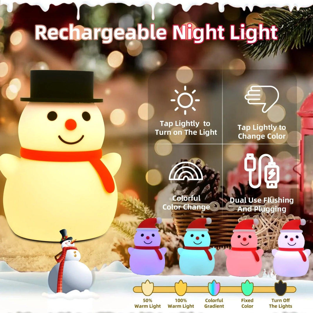 Christmas Ice Man Silicone Pat Lamp Remote Control Ambience Light EX-STOCK Canada