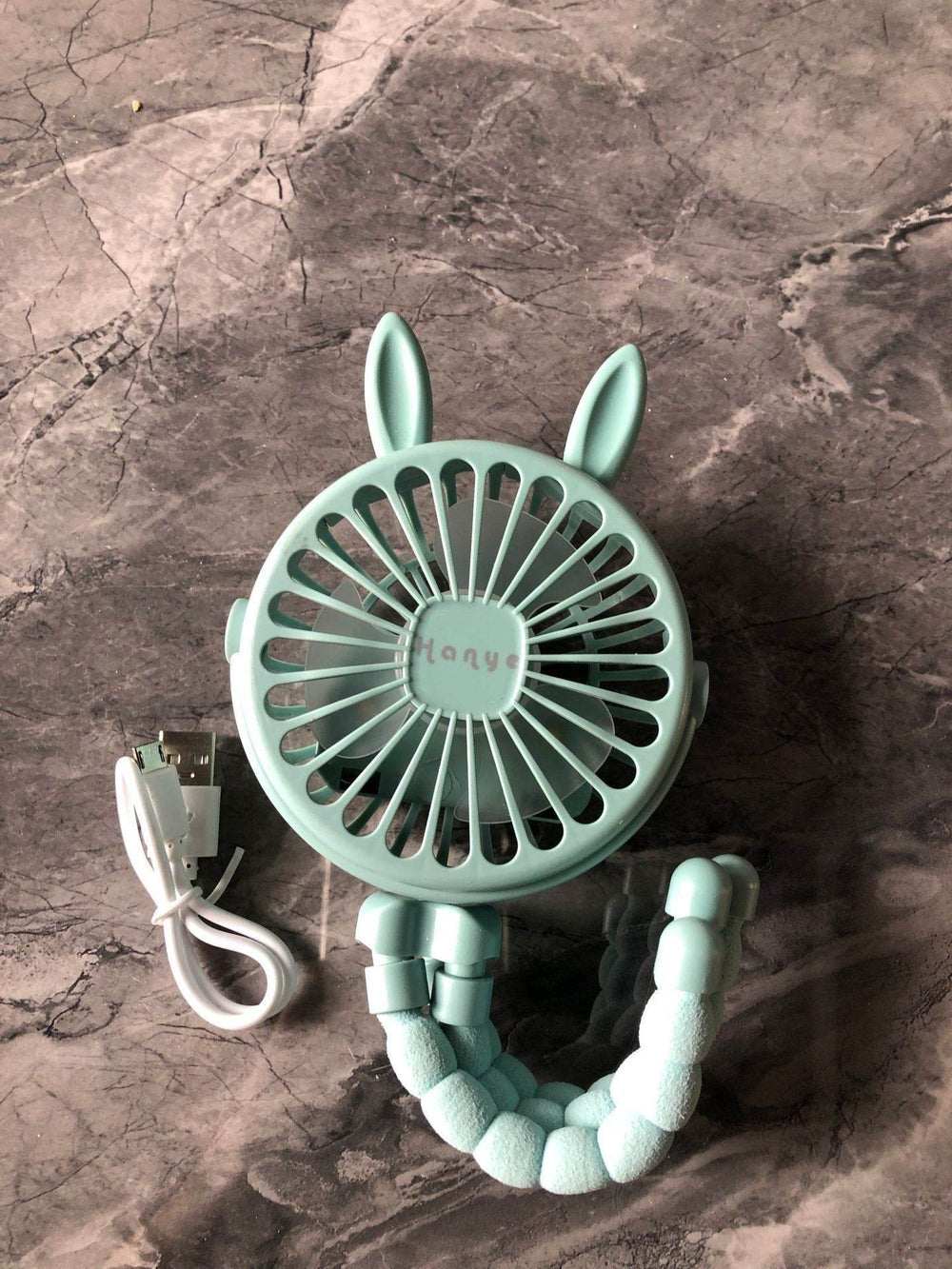 USB Powered summer heat Handheld fan with stand and Night light - EX-STOCK Canada