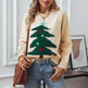 Christmas Tree Pullover Women's Round Neck Loose Sweater - EX-STOCK Canada