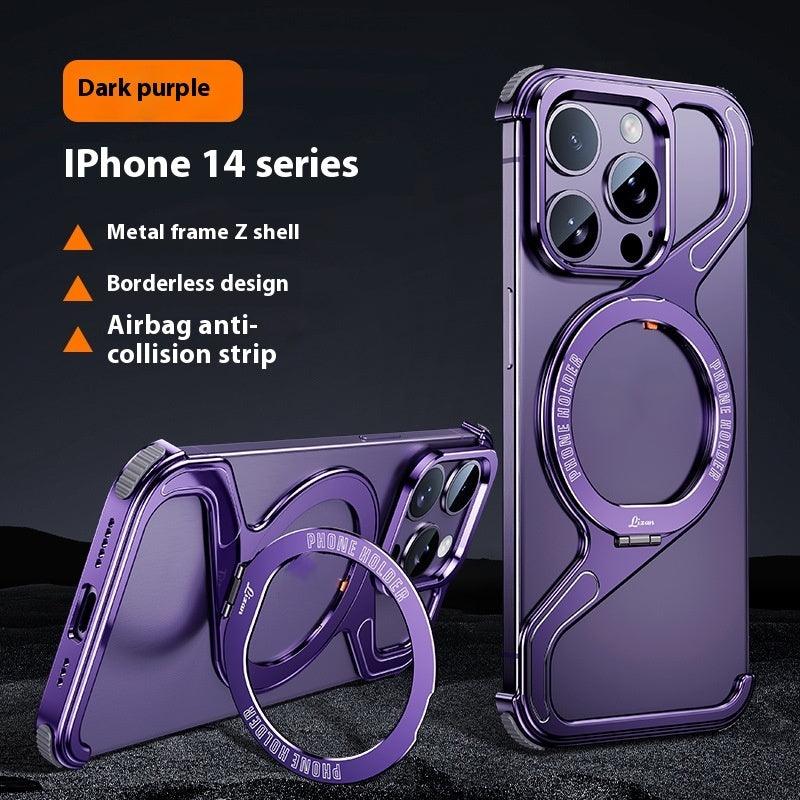 Z-type Metal Bracket Magnetic Phone Case EX-STOCK Canada