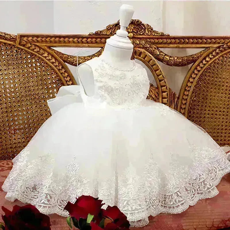 Vestiti fotografici di compleanno tulle da donna tutu Super Fairy Princess Girls Gown Abita Abito da battesimo Abito da battesimo