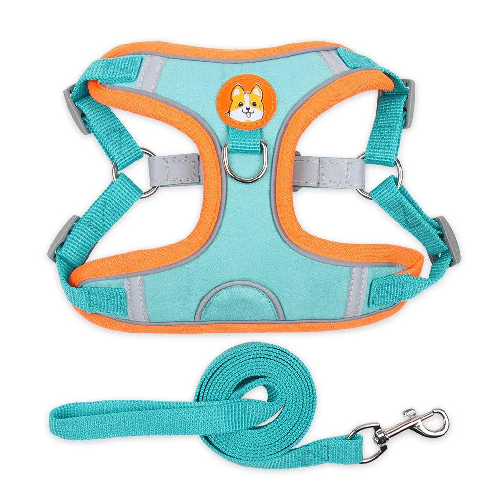 Dog Harness Cat Harness Reflective Dogs Leashs Soft Mesh Chest Strap EX-STOCK Canada