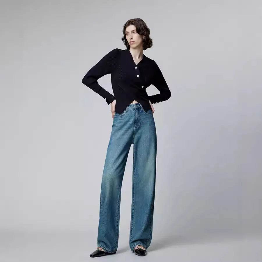 Fashion American Retro New Baggy Jeans Pant Women - EX-STOCK Canada