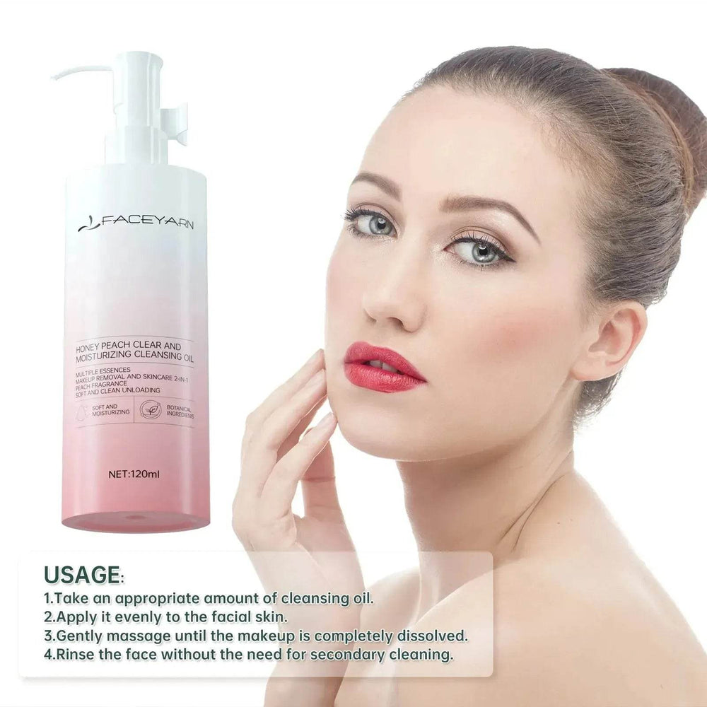 Sefralls Peach Moisturizing Cleansing Oil Natural Ingredients Makeup Removal Oil With Hydrating Jojoba 120ml - EX-STOCK Canada