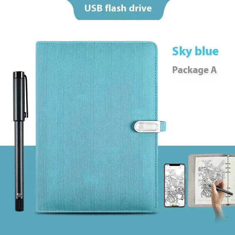 Handwriting Paper Screen Synchronization Smart Fingerprint Lock A5 Notebook - EX-STOCK Canada