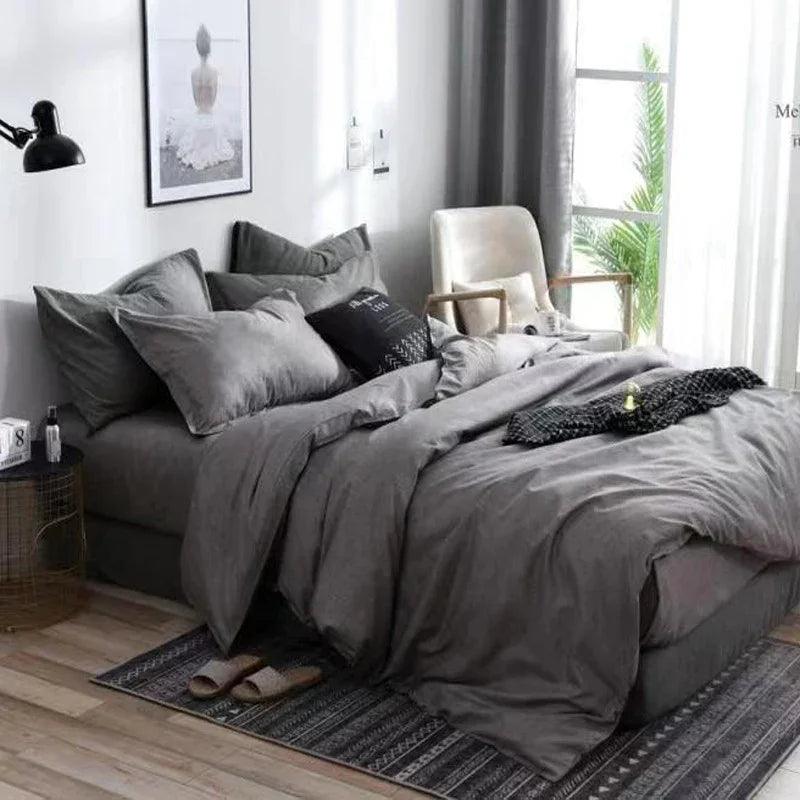 Housse de couette avec quilt 2 taies d'oreiller 50x70cm Ensemble de literie 3 piècesEX-STOCK Canada