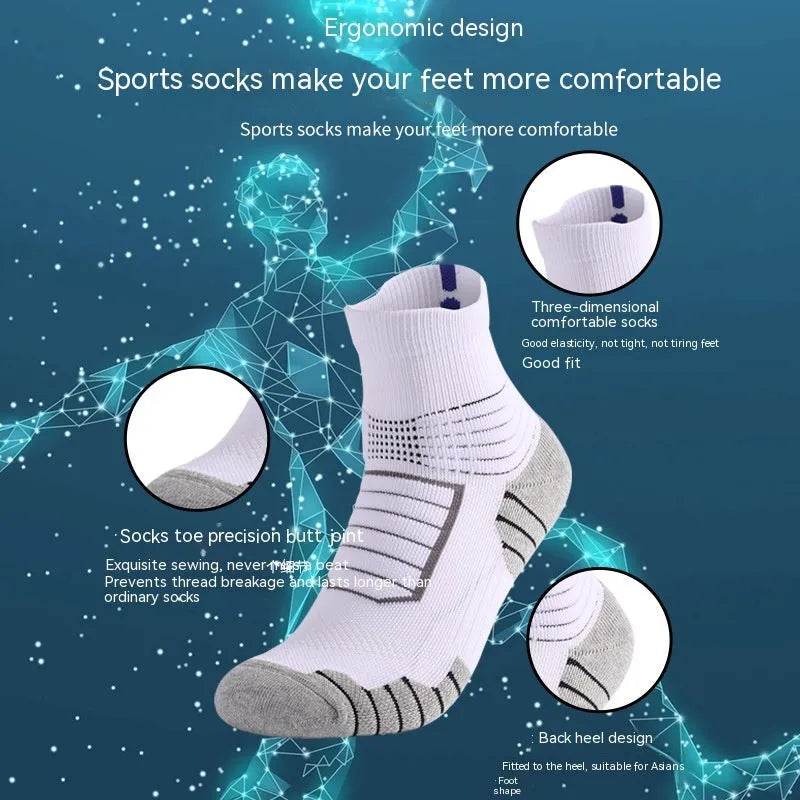 Unisex Thickened absorbing Breathable Knee-high Sports Socks - EX-STOCK Canada