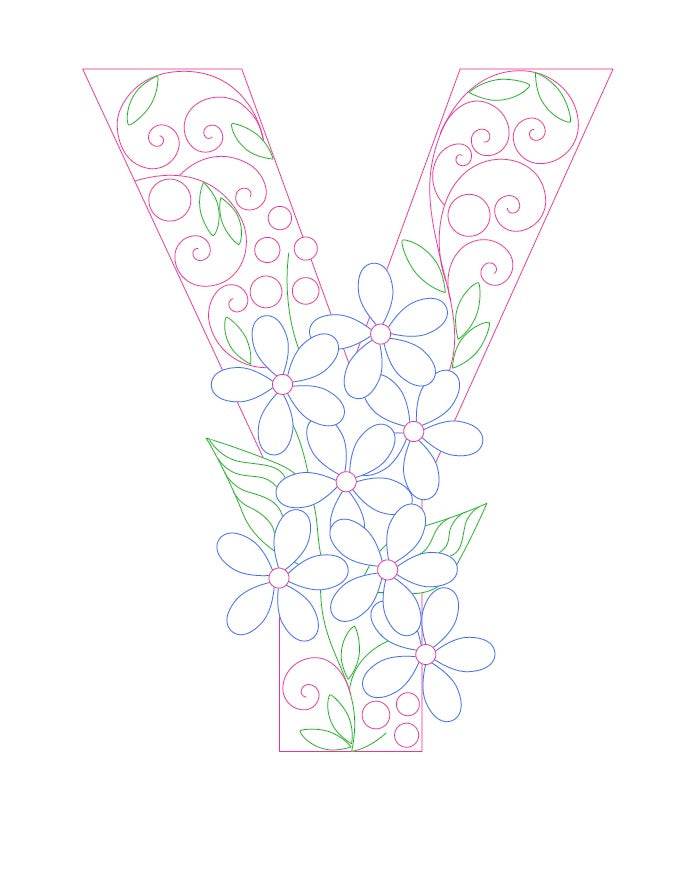 Paper Filigree Painting Kit - Letters - EX-STOCK Canada