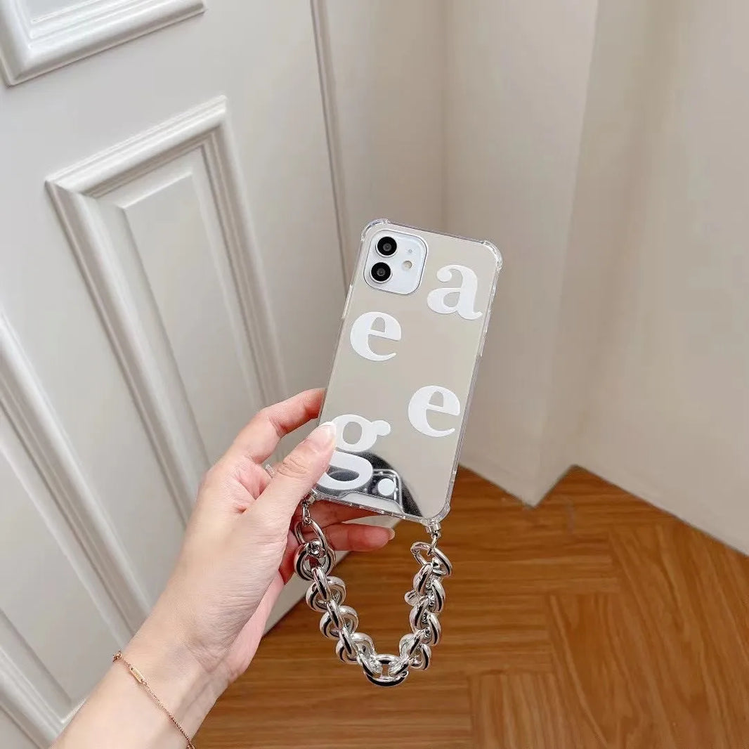 Women Wristband iphone Case Mirror Protective phone case - EX-STOCK CANADA