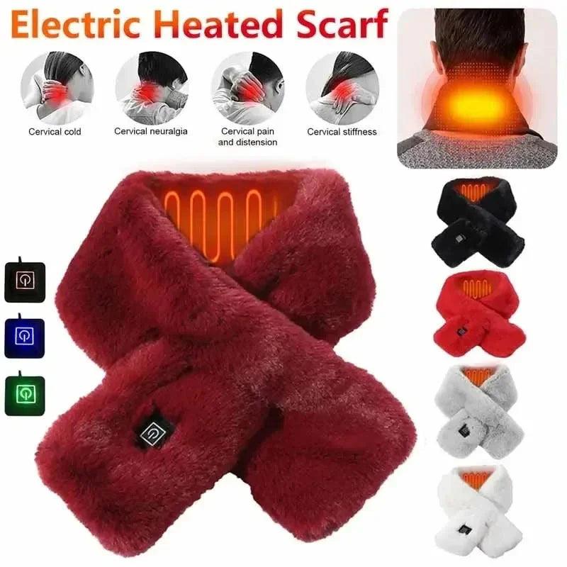 Bufanda calefactora USB, envoltura de cuello eléctrica con calefacción, almohadilla térmica para alivio del dolor, control de temperatura de tres niveles, calentador de cuello para mujeres y hombresEX-STOCK Canada
