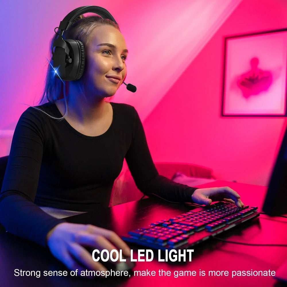 Cross-Border Over-Ear Bluetooth Headphones With Wireless Microphone - 2.4G Dual-Mode, Specialized For E-Sports, Gaming PCs & PS5 EX-STOCK Canada