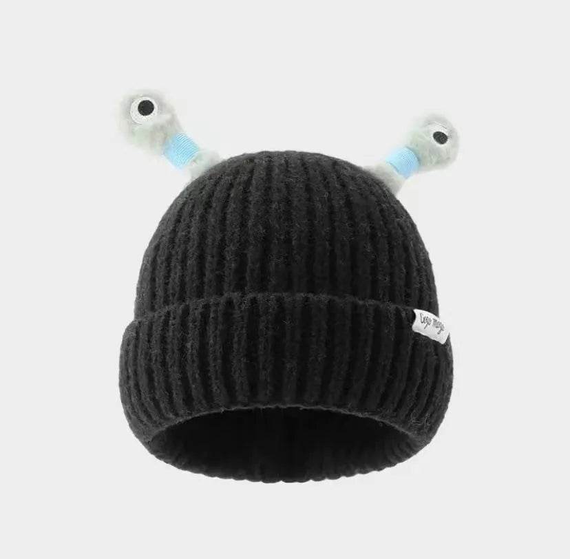 New Cute Luminous Fall Winter Warm Ear Protection Wool Cartoon All-matching Knitted Beanie Hat - EX-STOCK Canada