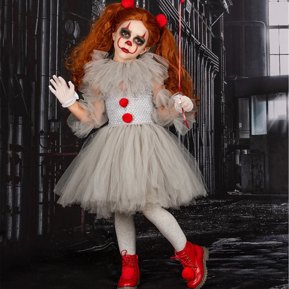 Mesh Princess Dress Set Children's Halloween Costume EX-STOCK