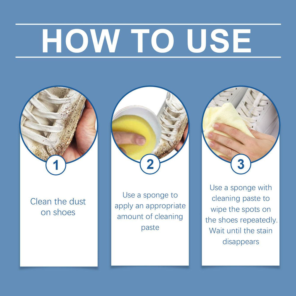 Jakehoe White Shoes Cleaning Balm Water-free Washing Brightening Stain remover - EX-STOCK Canada