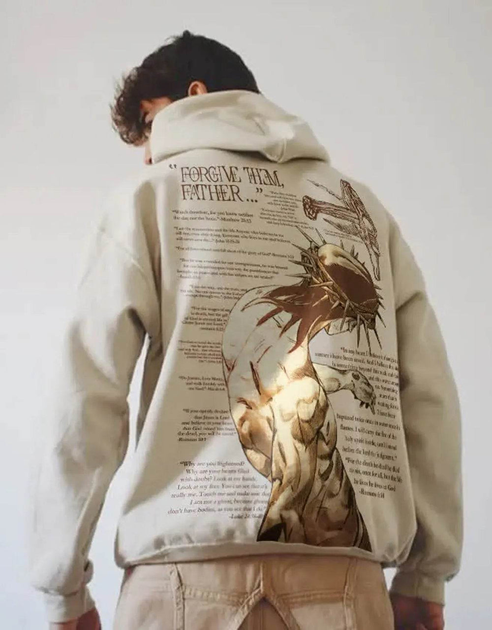 Men's Casual Printed Oversized Hoodie Sweatshirt Hip Pop Streetwear - EX-STOCK Canada