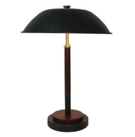 High Quality Hotel European Modern Bed Side Nightstand Decorative Led Table Desk Lamp, Cosmiclume Black Umbrella Shaped Table Lamp - Walnut - Bronze 110V - EX-STOCK Canada