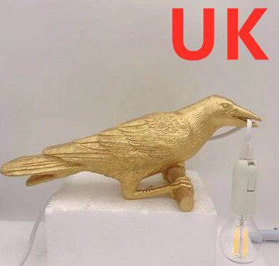 Creative Auspicious Bird Resin Wall Lamp Decoration - EX-STOCK Canada