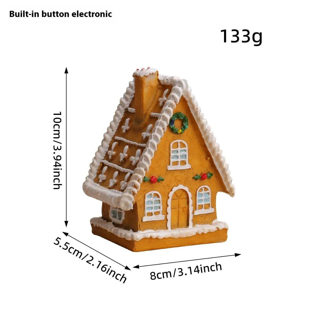 Christmas Small House Micro Landscape Luminous House Furnishings Ornaments EX-STOCK Canada