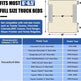 Inflatable Truck Bed Outdoor Camping Air Mattress 6.0-6.5ft - EX-STOCK Canada