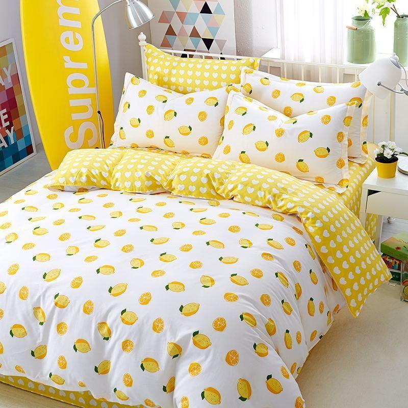 Four-piece Set Duvet Cover One-piece Single Double Thick Bed Sheet Three-piece Set EX-STOCK Canada