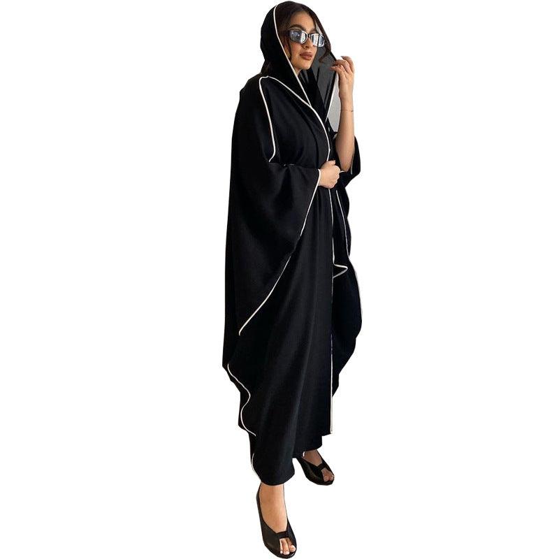 Mode de robe musulmane du Moyen-Orient à rayures - EX-STOCK Canada