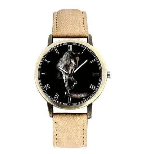 Steed Large Dial Men's Denim Strap Watch - EX-STOCK Canada