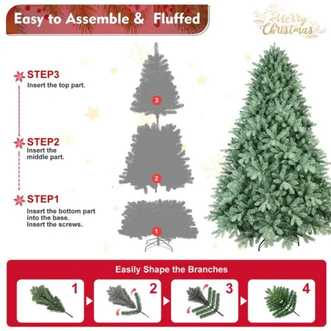 Artificial 5ft Blue Green Tint Christmas Tree EX-STOCK Canada