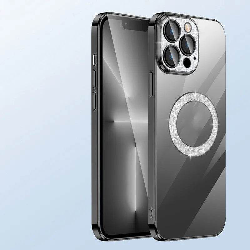 Electroplated TPU Transparent Apple Mobile phone Case - EX-STOCK Canada