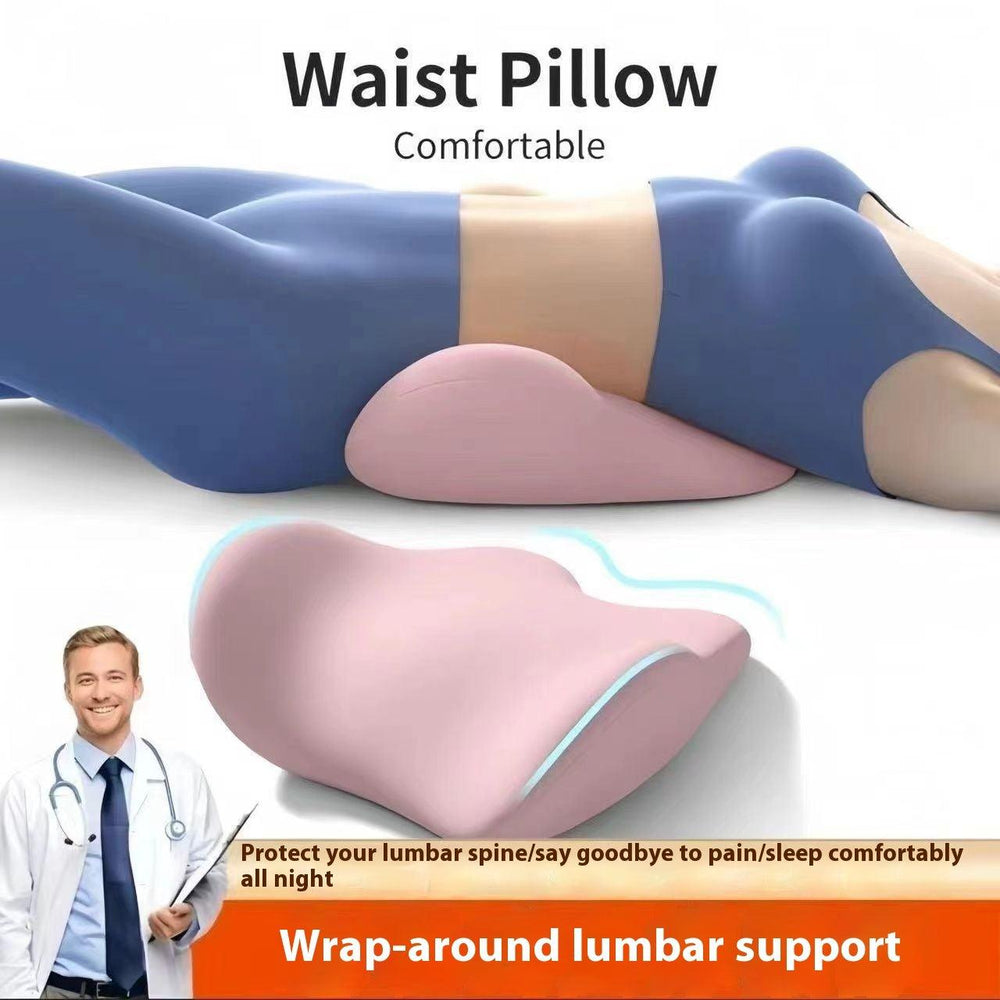 Oreiller de taille pour dormir au lit, ergonomique, plat, pour s'allonger, artefact spécial pour le sommeil, soutien lombaire - EX-STOCK Canada