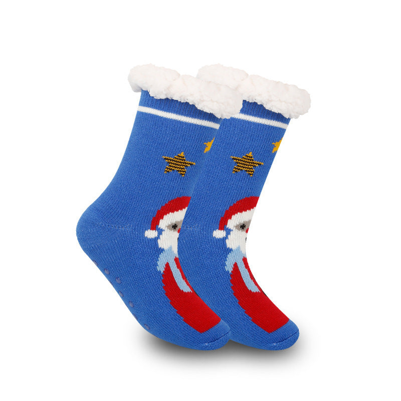 Christmas Women's Thickened Fleece-lined Room Socks EX-STOCK Canada