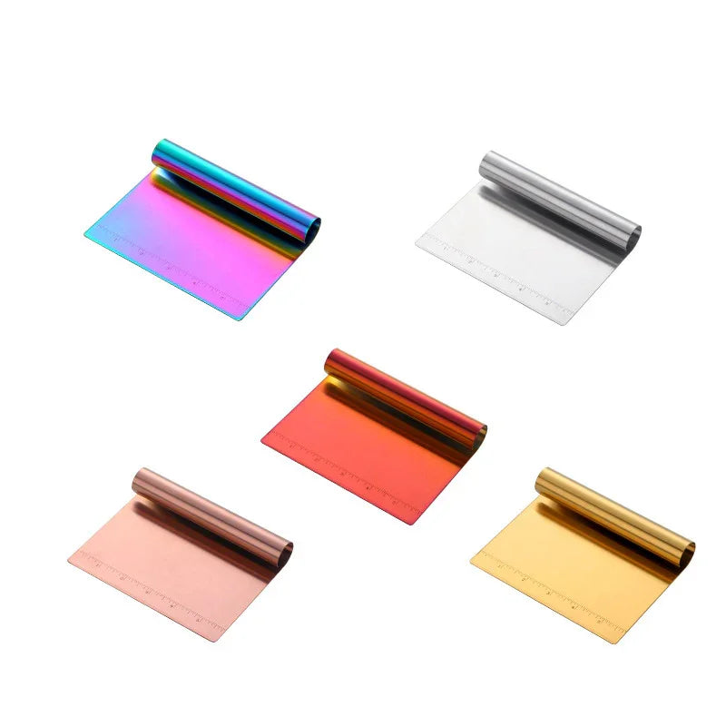 Stainless Steel Scraping Panel With Scale Baking Tool Dough Cutting Board Scraping Powder Board Tagliolini Cutter EX-STOCK Canada