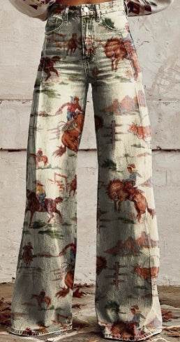 Women's Casual Pants Thin Imitation Jeans EX-STOCK Canada