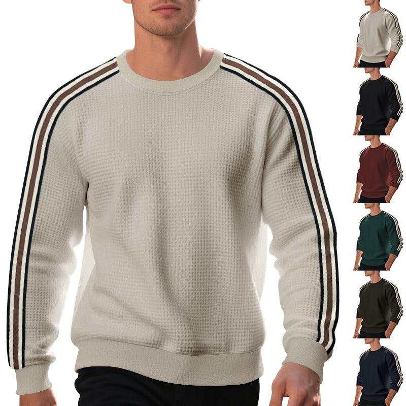 Lässiger Herrenpullover mit lockerem Rundhalsausschnitt, dünnEX-STOCK Canada