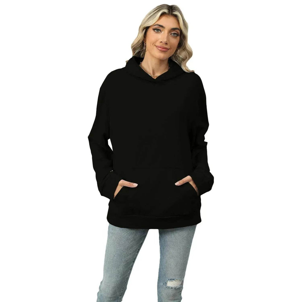 Winter Casual Hooded Pocket Pullover Sweatshirt Women - EX-STOCK Canada