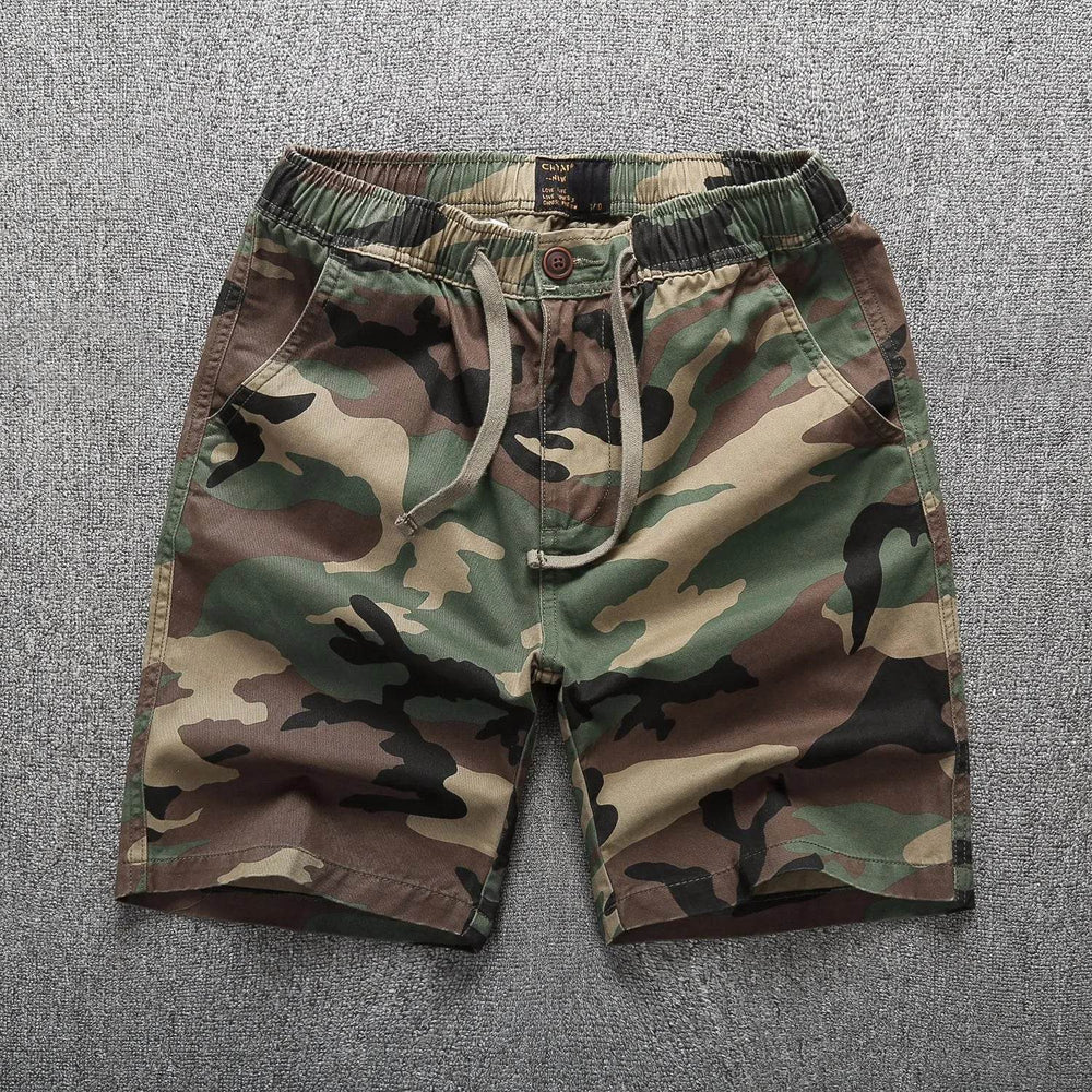 Straight Sports Leisure Five-point Workwear Cotton Camouflage Short Pants - EX-STOCK Canada