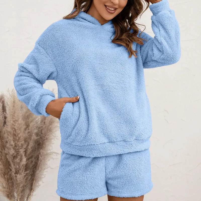 Women Hooded Sweater Suit Casual Home Wear - EX-STOCK Canada