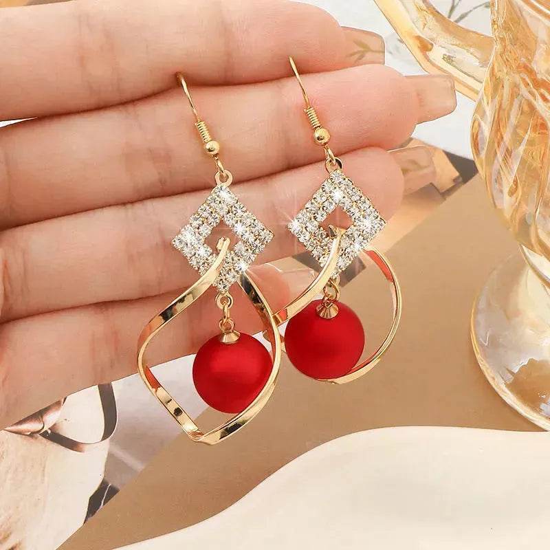 Women's Fashionable Temperamental All-match Pearl drop Earrings - EX-STOCK Canada